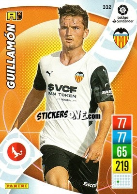 Sticker Guillamón - Liga Santander 2021-2022. Adrenalyn XL
 n. 332 - Panini