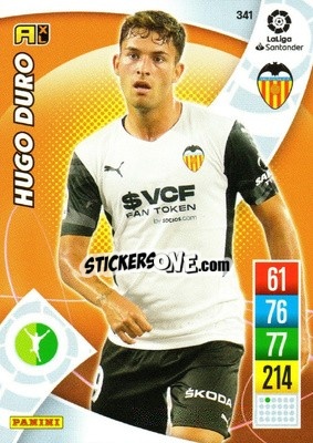 Sticker Hugo Duro - Liga Santander 2021-2022. Adrenalyn XL
 n. 341 - Panini