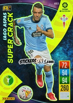 Sticker Iago Aspas - Liga Santander 2021-2022. Adrenalyn XL
 n. 453 - Panini