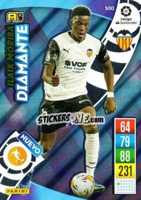 Sticker Ilaix Moriba - Liga Santander 2021-2022. Adrenalyn XL
 n. 500 - Panini