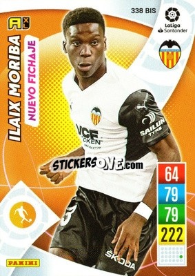 Cromo Ilaix Moriba - Liga Santander 2021-2022. Adrenalyn XL
 - Panini