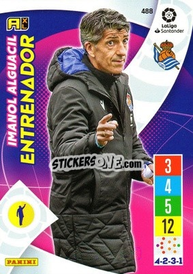 Sticker Imanol Alguacil - Liga Santander 2021-2022. Adrenalyn XL
 - Panini