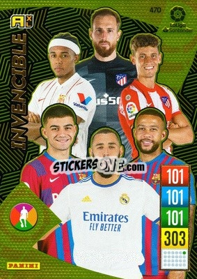 Cromo Invencible - Liga Santander 2021-2022. Adrenalyn XL
 n. 470 - Panini