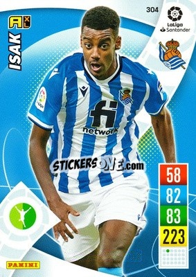 Sticker Isak - Liga Santander 2021-2022. Adrenalyn XL
 n. 304 - Panini