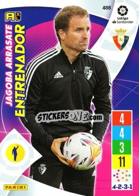 Sticker Jagoba Arrasate - Liga Santander 2021-2022. Adrenalyn XL
 n. 486 - Panini