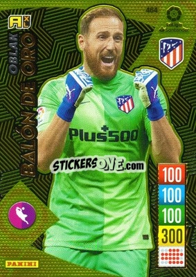 Sticker Jan Oblak - Liga Santander 2021-2022. Adrenalyn XL
 n. 464 - Panini