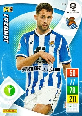Sticker Januzaj - Liga Santander 2021-2022. Adrenalyn XL
 n. 305 - Panini