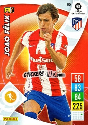 Sticker Joao Félix - Liga Santander 2021-2022. Adrenalyn XL
 n. 50 - Panini