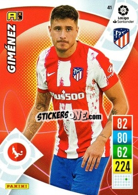 Sticker José Giménez - Liga Santander 2021-2022. Adrenalyn XL
 n. 41 - Panini