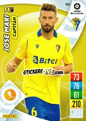 Sticker José Mari - Liga Santander 2021-2022. Adrenalyn XL
 n. 101 - Panini