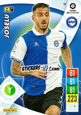 Sticker Joselu - Liga Santander 2021-2022. Adrenalyn XL
 n. 17 - Panini