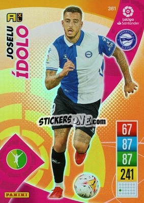Sticker Joselu - Liga Santander 2021-2022. Adrenalyn XL
 n. 361 - Panini