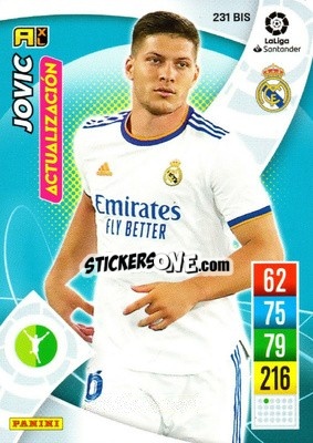 Figurina Jovic - Liga Santander 2021-2022. Adrenalyn XL
 - Panini