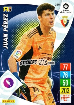 Sticker Juan Pérez - Liga Santander 2021-2022. Adrenalyn XL
 n. 255 - Panini