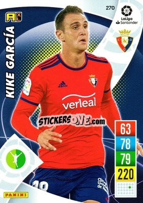 Sticker Kike García - Liga Santander 2021-2022. Adrenalyn XL
 n. 270 - Panini