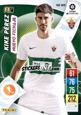 Sticker Kike Pérez - Liga Santander 2021-2022. Adrenalyn XL
 n. 142bis - Panini