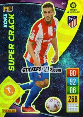 Sticker Koke - Liga Santander 2021-2022. Adrenalyn XL
 n. 444 - Panini