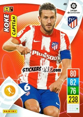 Figurina Koke - Liga Santander 2021-2022. Adrenalyn XL
 - Panini