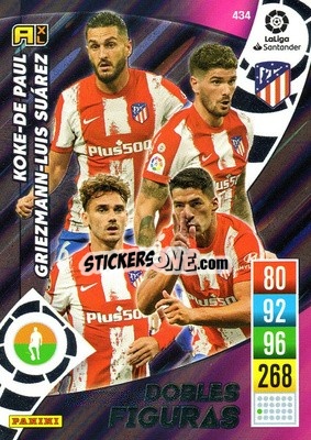 Cromo Koke / De Paul / Griezmann / Luis Suárez - Liga Santander 2021-2022. Adrenalyn XL
 - Panini