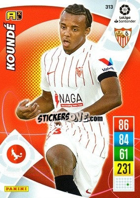 Sticker Koundé - Liga Santander 2021-2022. Adrenalyn XL
 n. 313 - Panini