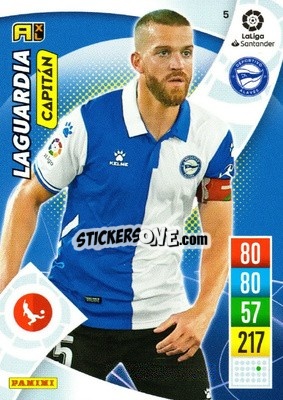 Sticker Laguardia - Liga Santander 2021-2022. Adrenalyn XL
 n. 5 - Panini
