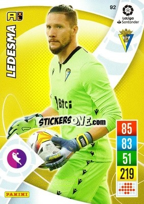Sticker Ledesma - Liga Santander 2021-2022. Adrenalyn XL
 n. 92 - Panini