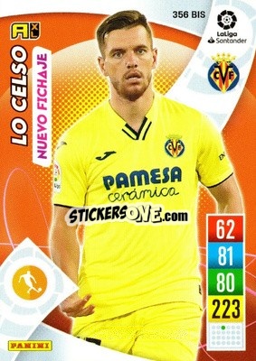 Sticker Lo Celso - Liga Santander 2021-2022. Adrenalyn XL
 n. 356bis - Panini
