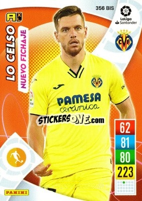 Cromo Lo Celso - Liga Santander 2021-2022. Adrenalyn XL
 - Panini