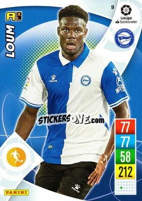 Sticker Loum - Liga Santander 2021-2022. Adrenalyn XL
 n. 9 - Panini