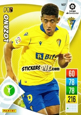 Sticker Lozano - Liga Santander 2021-2022. Adrenalyn XL
 n. 107 - Panini