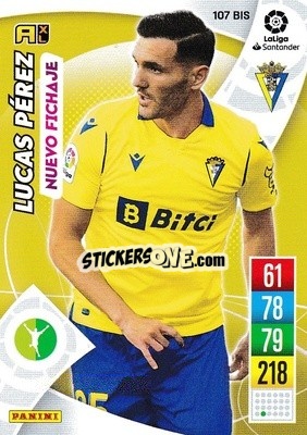 Sticker Lucas Pérez - Liga Santander 2021-2022. Adrenalyn XL
 - Panini