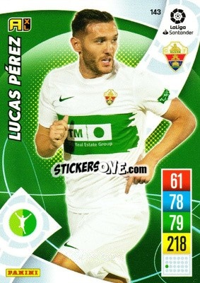 Sticker Lucas Pérez - Liga Santander 2021-2022. Adrenalyn XL
 n. 143 - Panini