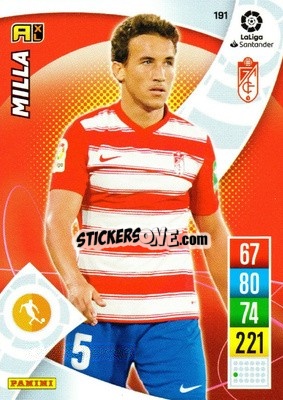 Sticker Luis Milla - Liga Santander 2021-2022. Adrenalyn XL
 n. 191 - Panini
