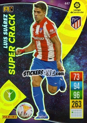 Sticker Luis Suárez - Liga Santander 2021-2022. Adrenalyn XL
 n. 447 - Panini