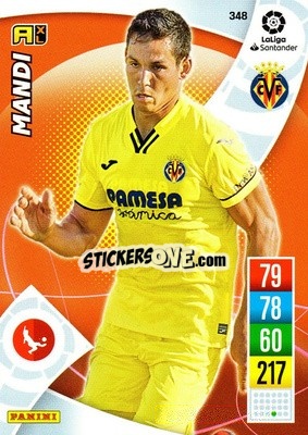 Figurina Mandi - Liga Santander 2021-2022. Adrenalyn XL
 n. 348 - Panini