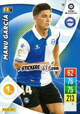 Sticker Manu García - Liga Santander 2021-2022. Adrenalyn XL
 n. 13 - Panini