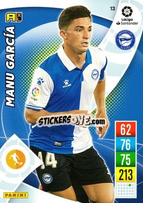 Sticker Manu García - Liga Santander 2021-2022. Adrenalyn XL
 - Panini