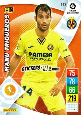 Sticker Manu Trigueros - Liga Santander 2021-2022. Adrenalyn XL
 - Panini