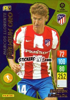 Figurina Marcos Llorente - Liga Santander 2021-2022. Adrenalyn XL
 - Panini