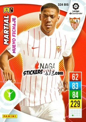 Sticker Martial - Liga Santander 2021-2022. Adrenalyn XL
 n. 324bis - Panini