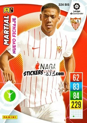 Cromo Martial - Liga Santander 2021-2022. Adrenalyn XL
 - Panini