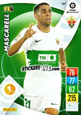 Sticker Mascarell - Liga Santander 2021-2022. Adrenalyn XL
 n. 137 - Panini