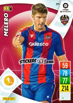 Sticker Melero - Liga Santander 2021-2022. Adrenalyn XL
 n. 211 - Panini