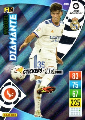 Sticker Miguel Gutiérrez - Liga Santander 2021-2022. Adrenalyn XL
 n. 406 - Panini