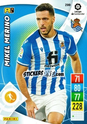Sticker Mikel Merino - Liga Santander 2021-2022. Adrenalyn XL
 n. 299 - Panini