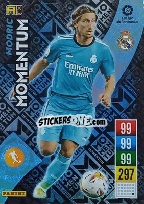 Sticker Modric - Liga Santander 2021-2022. Adrenalyn XL
 n. M4 - Panini
