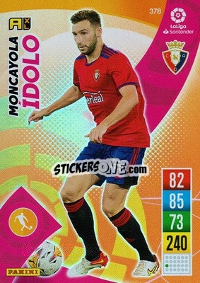 Sticker Moncayola - Liga Santander 2021-2022. Adrenalyn XL
 n. 378 - Panini