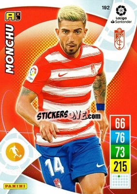 Sticker Monchu - Liga Santander 2021-2022. Adrenalyn XL
 n. 192 - Panini
