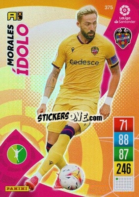 Sticker Morales - Liga Santander 2021-2022. Adrenalyn XL
 n. 375 - Panini