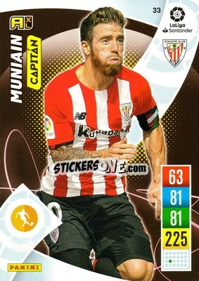 Sticker Muniain - Liga Santander 2021-2022. Adrenalyn XL
 n. 33 - Panini